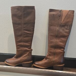 Timberland Brown Over-the-Knee Leather Boots